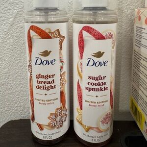 Dove Body Sugar Cookie Sprinkle & Gingerbread Delight Limited Edition Body Mist